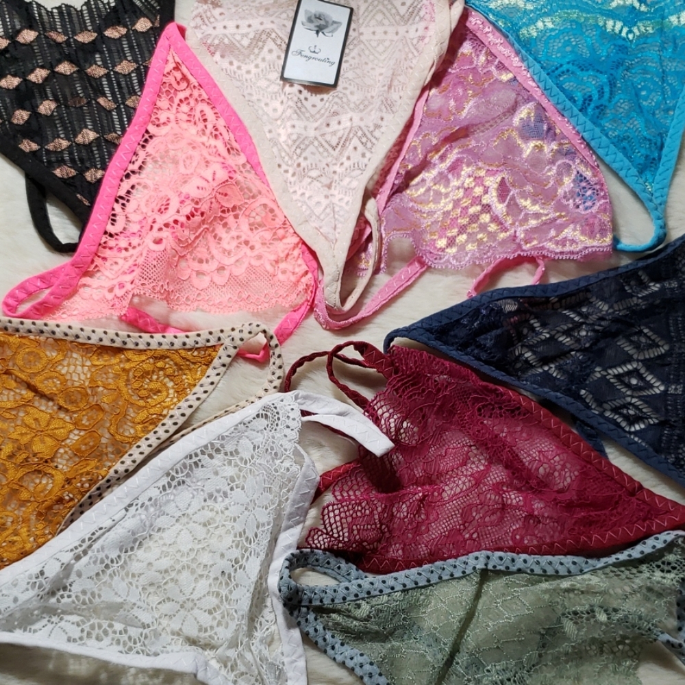 11 pairs of multi colored Women's gstring underwea - Picture 6 of 6